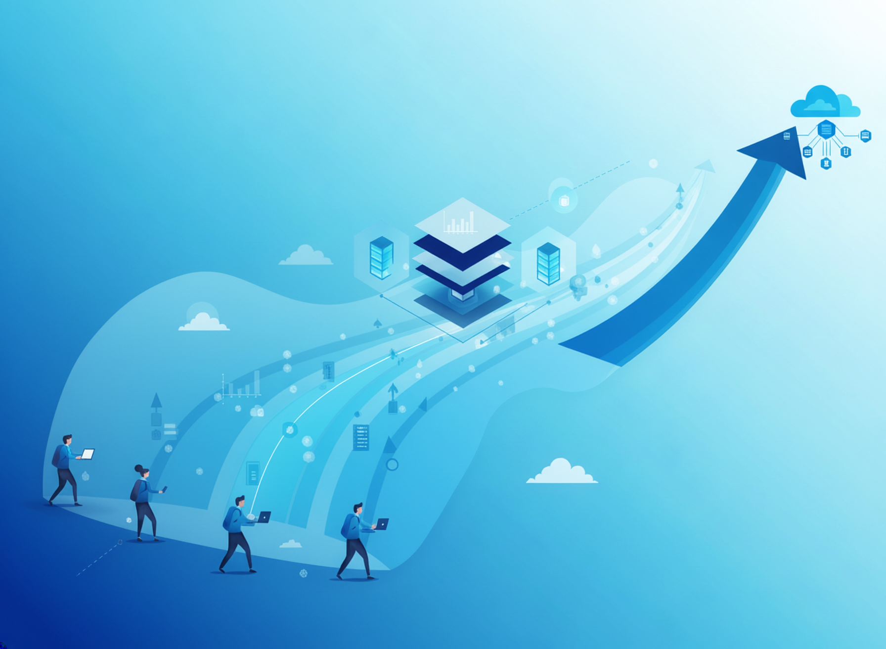 Directed flow of information to decision makers.